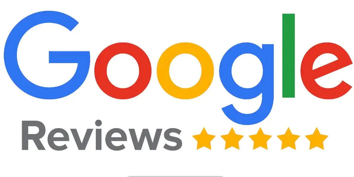 Logotipo de Google Reviews con cinco estrellas